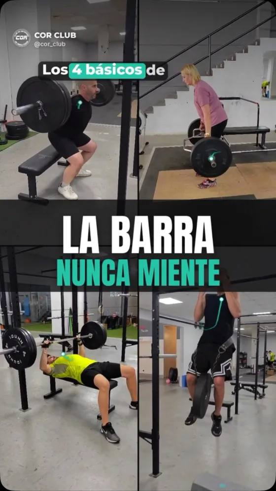 Publicación de Instagram de COR Club: La barra nunca miente