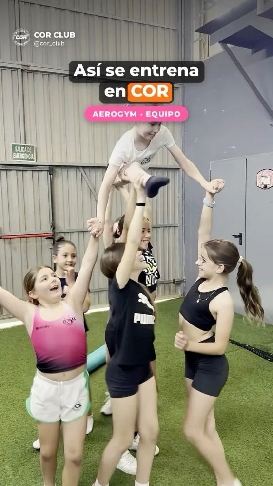 Publicación de Instagram de COR Club: Así se entrena en COR